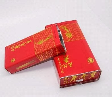Empty Small Narrow Color Painting Tin Can