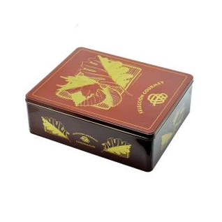 Latta grande scatola eco-compatibile con logo in rilievo